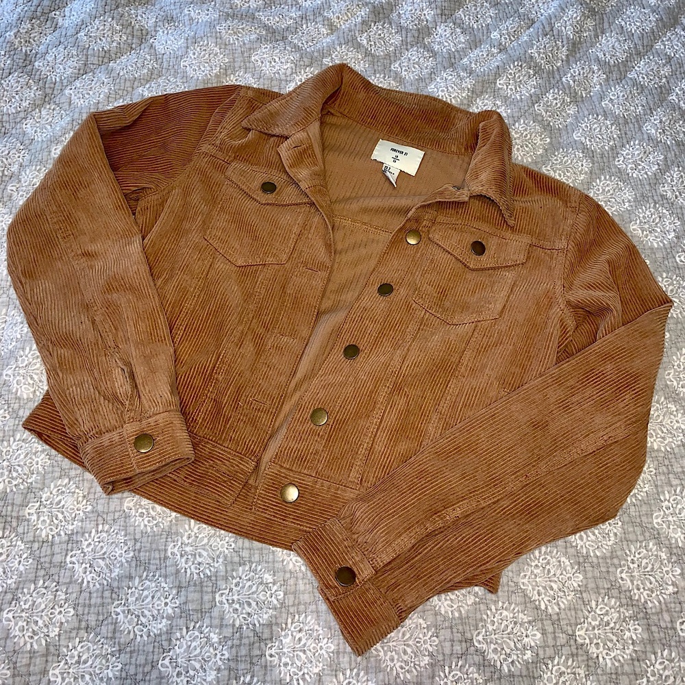 Corduroy Lightweight Forever 21 Jacket